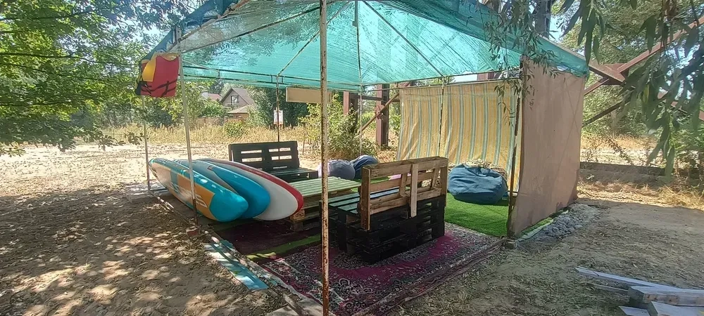 Sup-дошки. На березі Орелі в Обухівці.