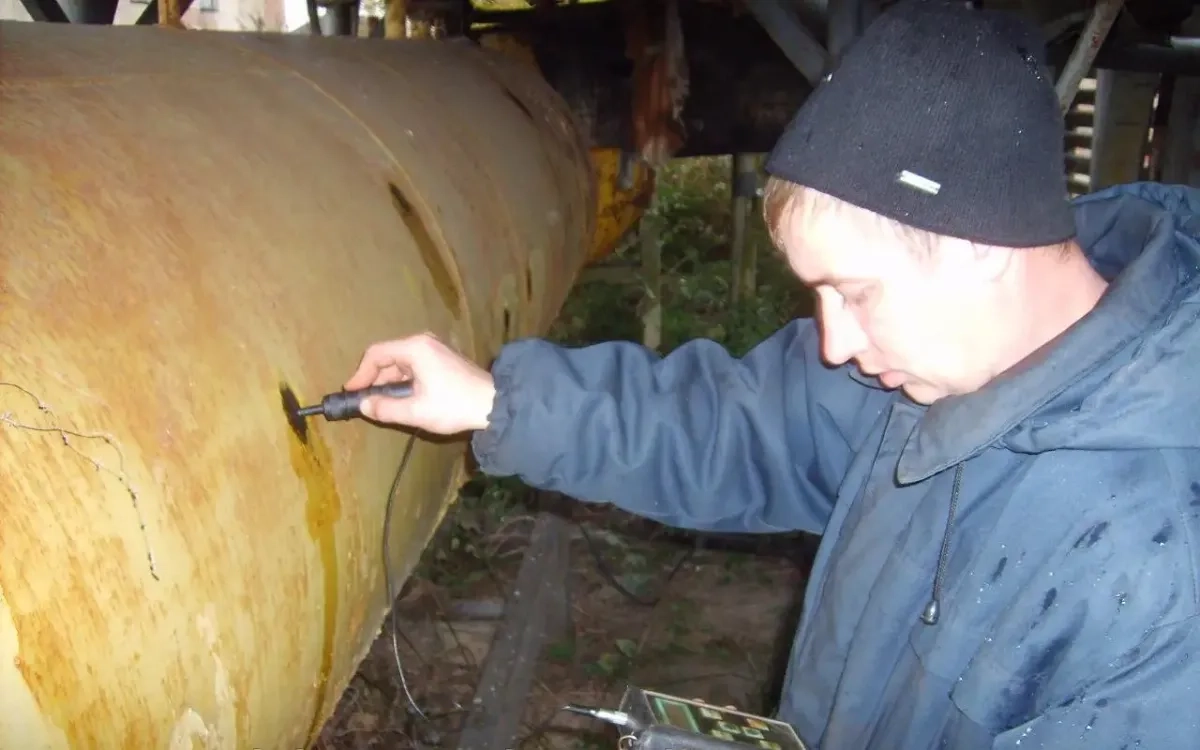 Вимірювання твердості зварного з'єднання або металевих з'єднань