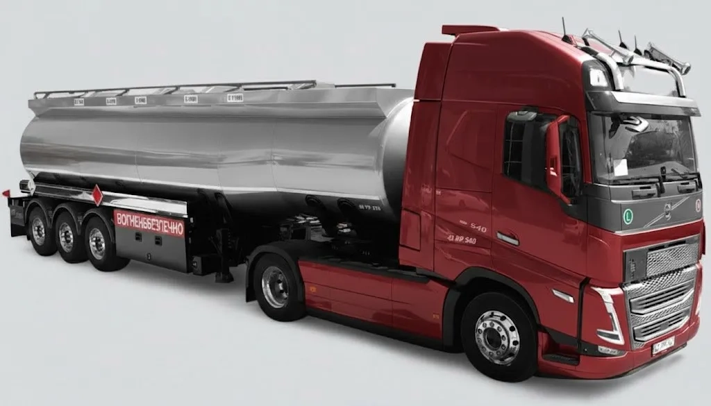 Автоцистерна для перевезення бензину