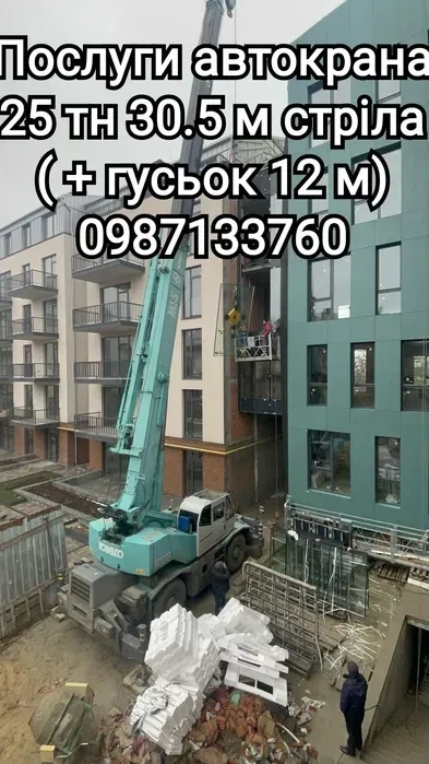 Ескватор 3СХ Автокран 10-25 тн 31 м стріли