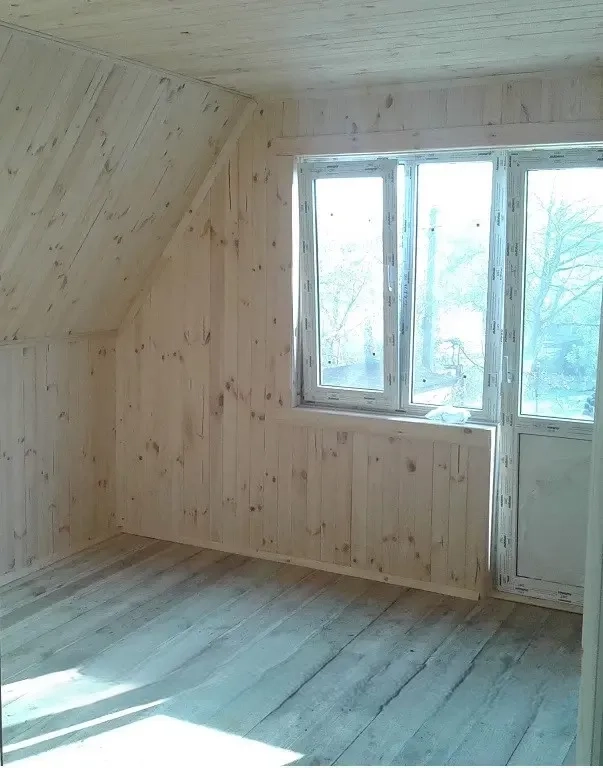 Оздоблення вагонкою мансарди