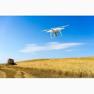 Дрон (квадрокоптер) . Обприскування та внесення добрив