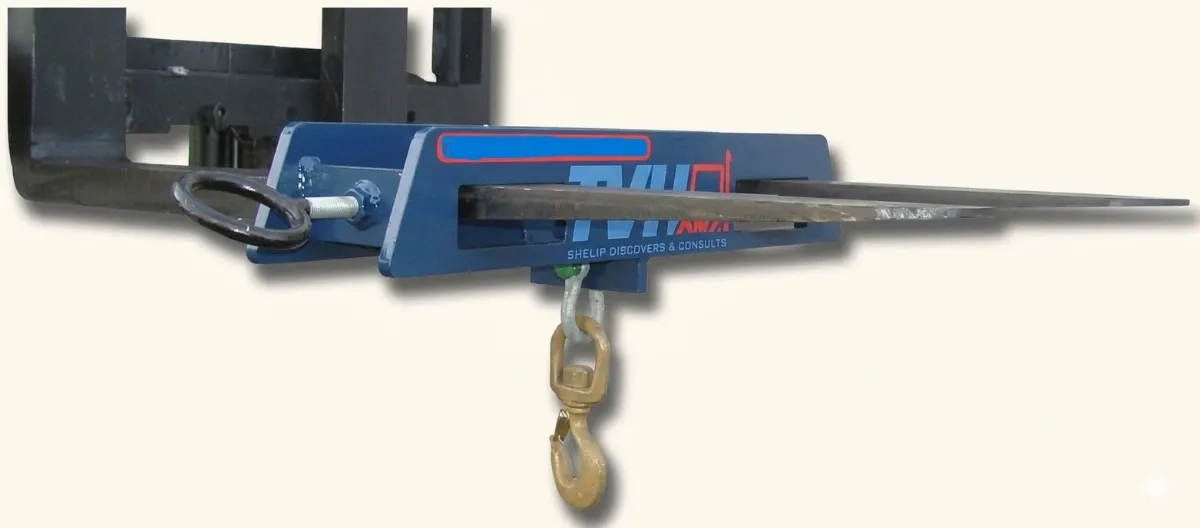 Гак з кріпленням на вила навантажувача