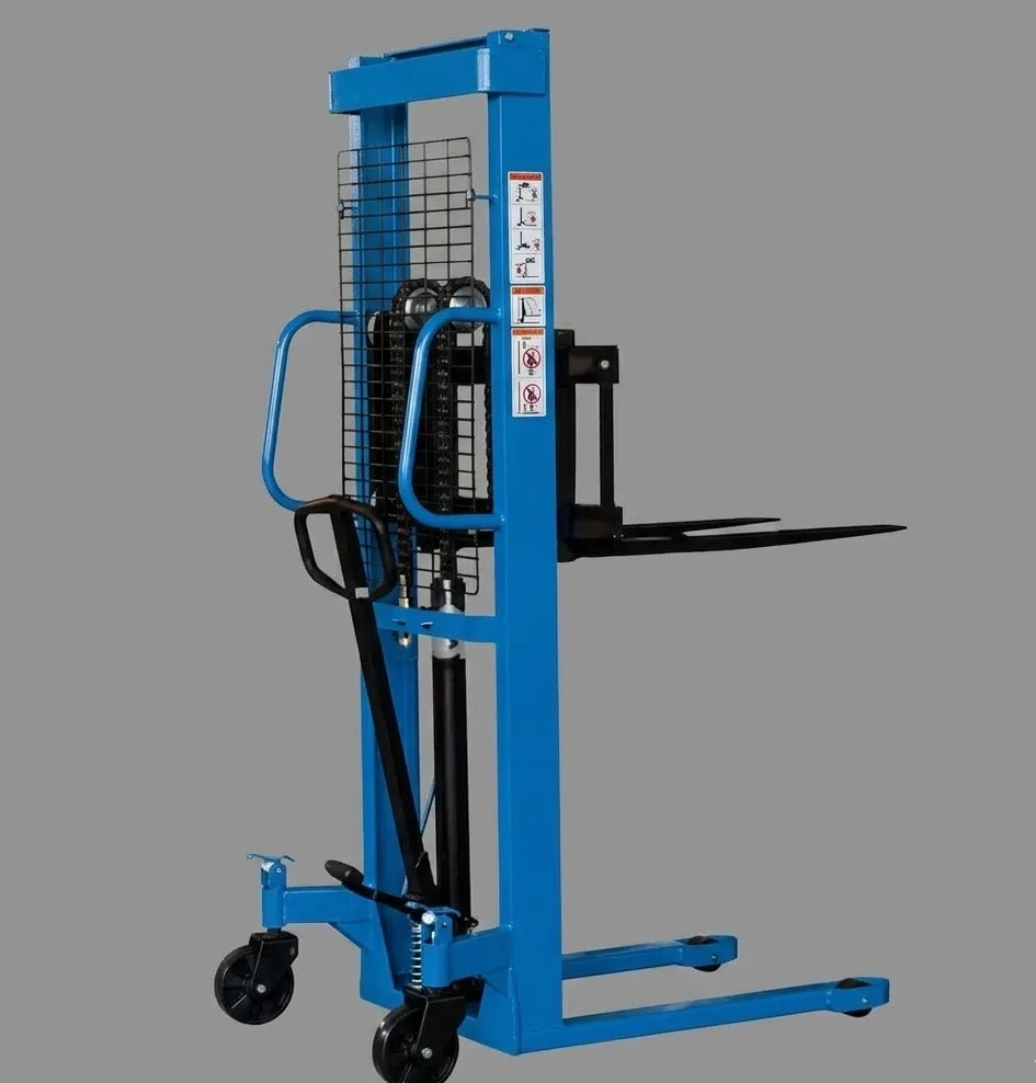 Штабелер 1000 кг. Підйом за допомогою домкрата