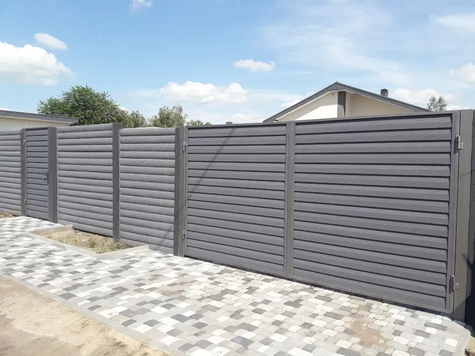 Ворота, хвіртки, європаркан, встановлення євроогорож, тротуарна плитка.