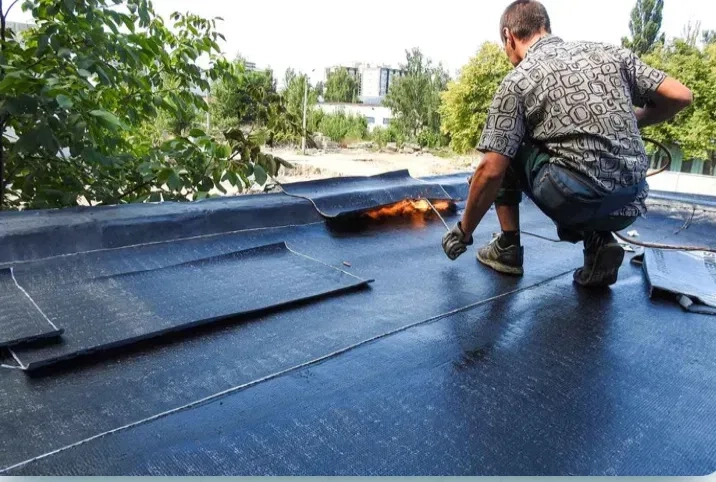 М'яка покрівля руберойдом-євро рубіроїдом, гідроізоляція