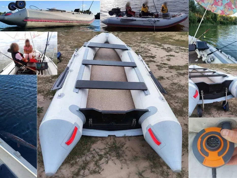 Надувний човен Energy 4 м — для риболовлі, відпочинку