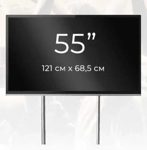 Телевізор екран 55 та 65 Плазма 1 500 грн. По Рівному доставка монтаж