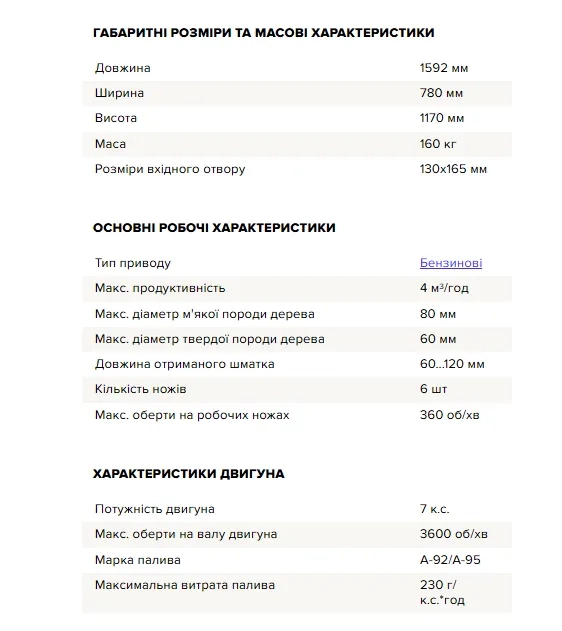Подрібнювач гілок ARPAL АМ-80 БД