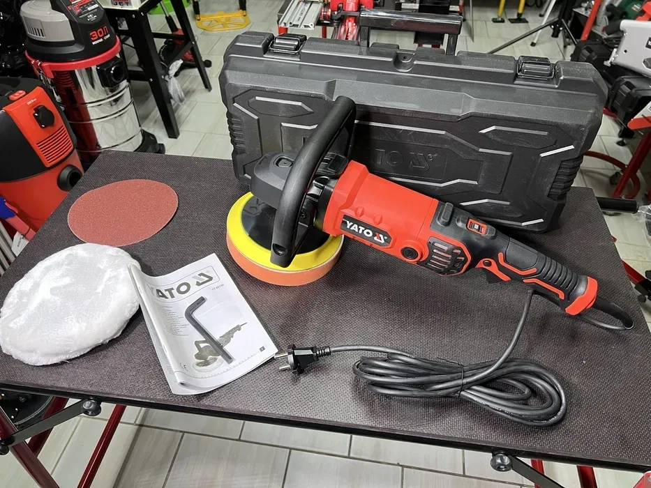 Полірувальна машина YATO YT-82196 Стабілізація обертів