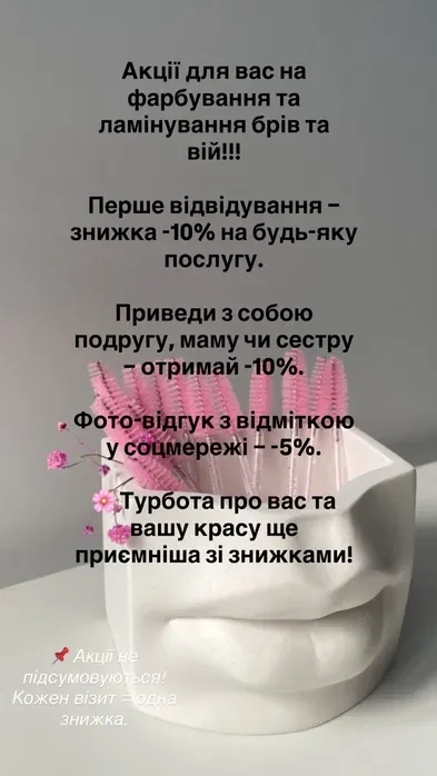 Фарбування. Ламінування. Вій. Брів. Деснянський район.