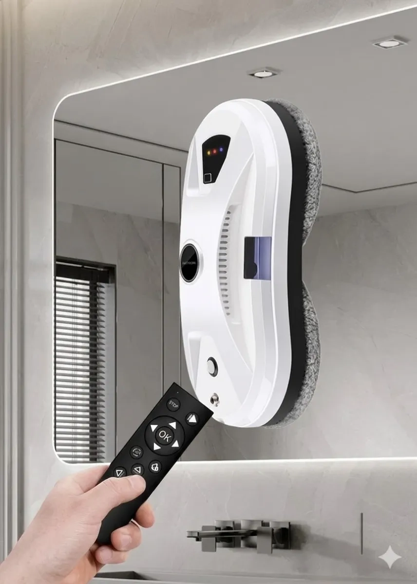 Робот для миття вікон Chovery. Є пульт і функція розпилення