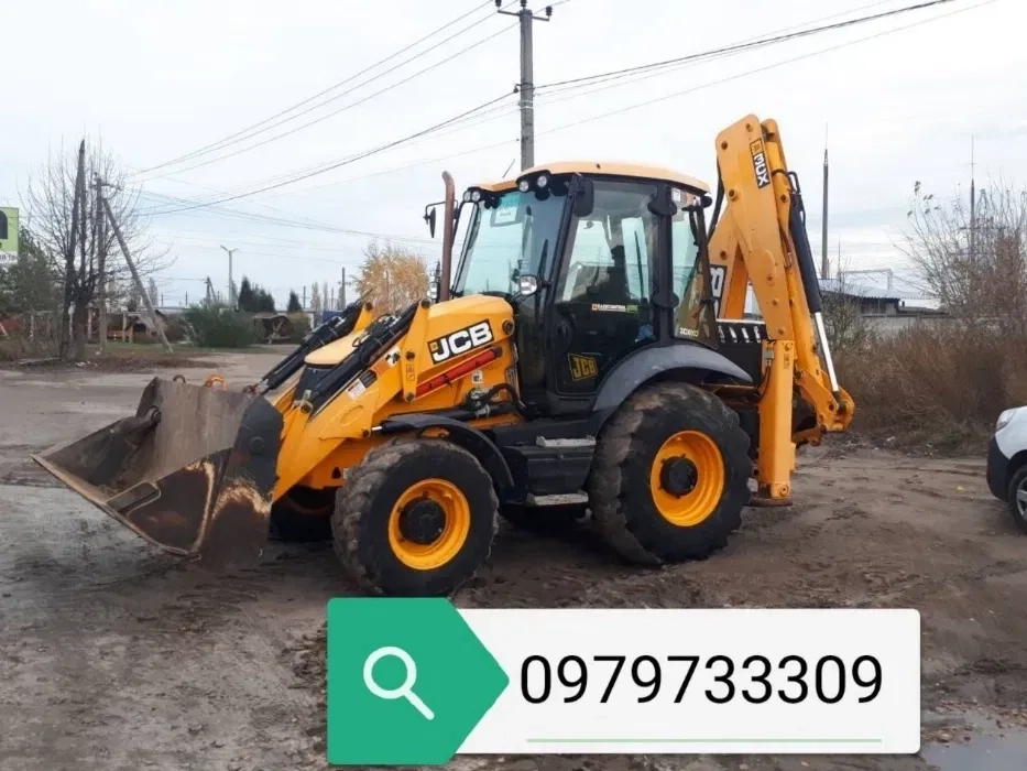Послуги JCB 3CX. Копання, навантаження, планування.