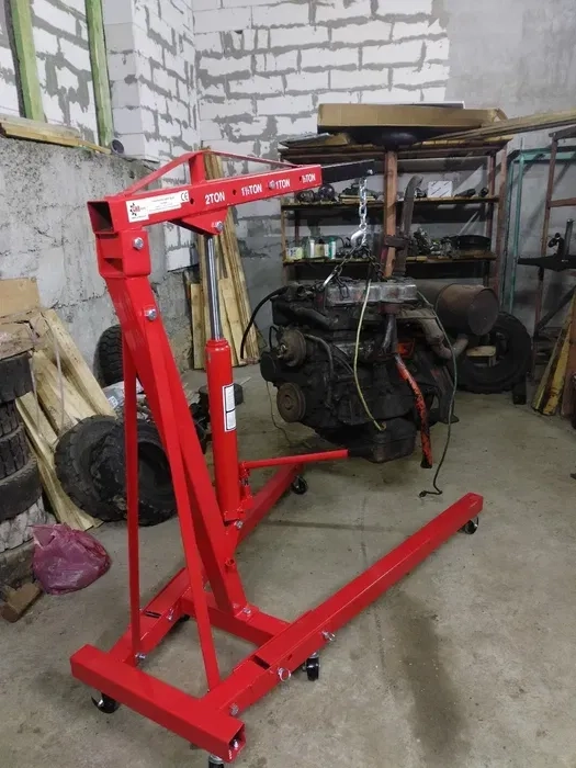 Кран підкатний гідравлічний складаний