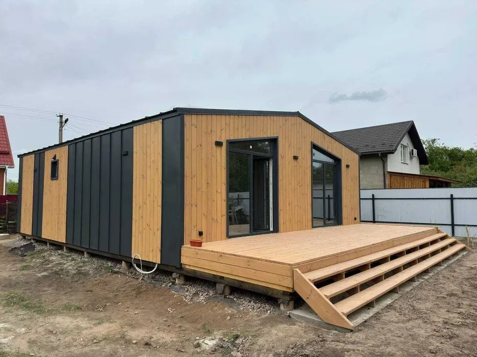 Виробник! Каркасний модульний будинок у стилі BARN HOUSE під ключ!