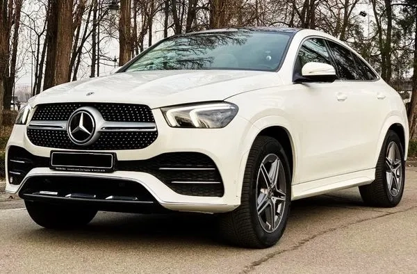 244 Авто на весілля Mercedes Benz Gle AMG Coupe білий
