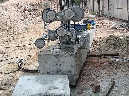 Різання залізобетонних конструкцій алмазним канатом від 9 900 ₴/кв.м