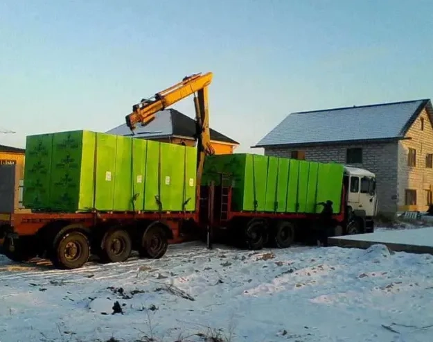 Доставка газоблоку із заводу. Клей для кладки.