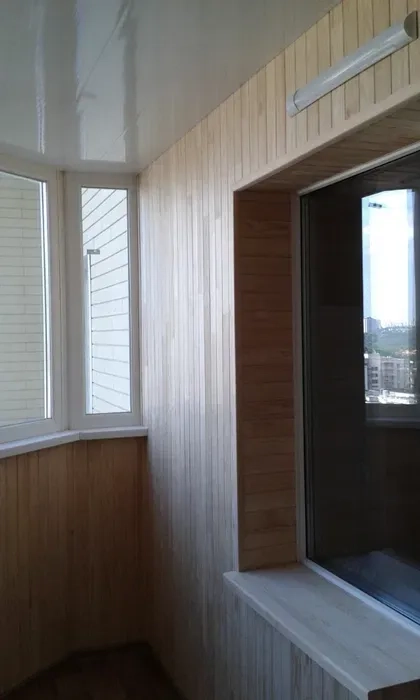 Обшивка балконов. Будь-якою вагонкою на ваш вибір.