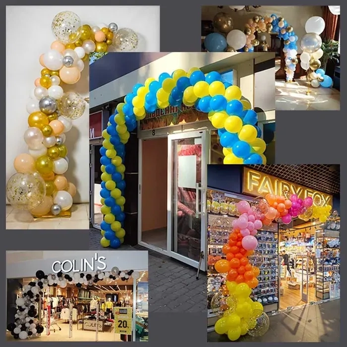 Арка из воздушных шаров, шарики на открытие.