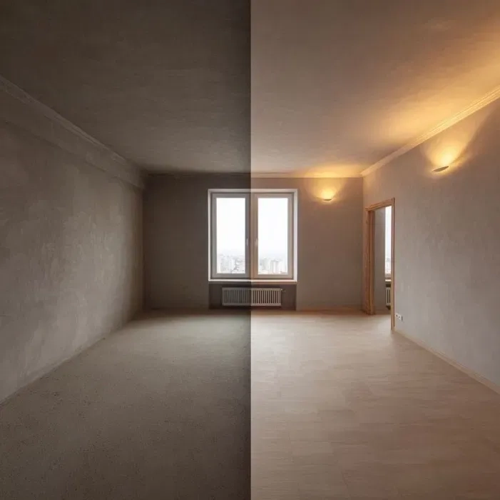 Ремонт під ключ з нуля без посередників будинків та квартир