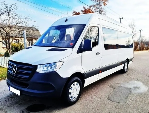 291 Мікроавтобус на весілля Mercedes Sprinter 12 місць білий трансфер