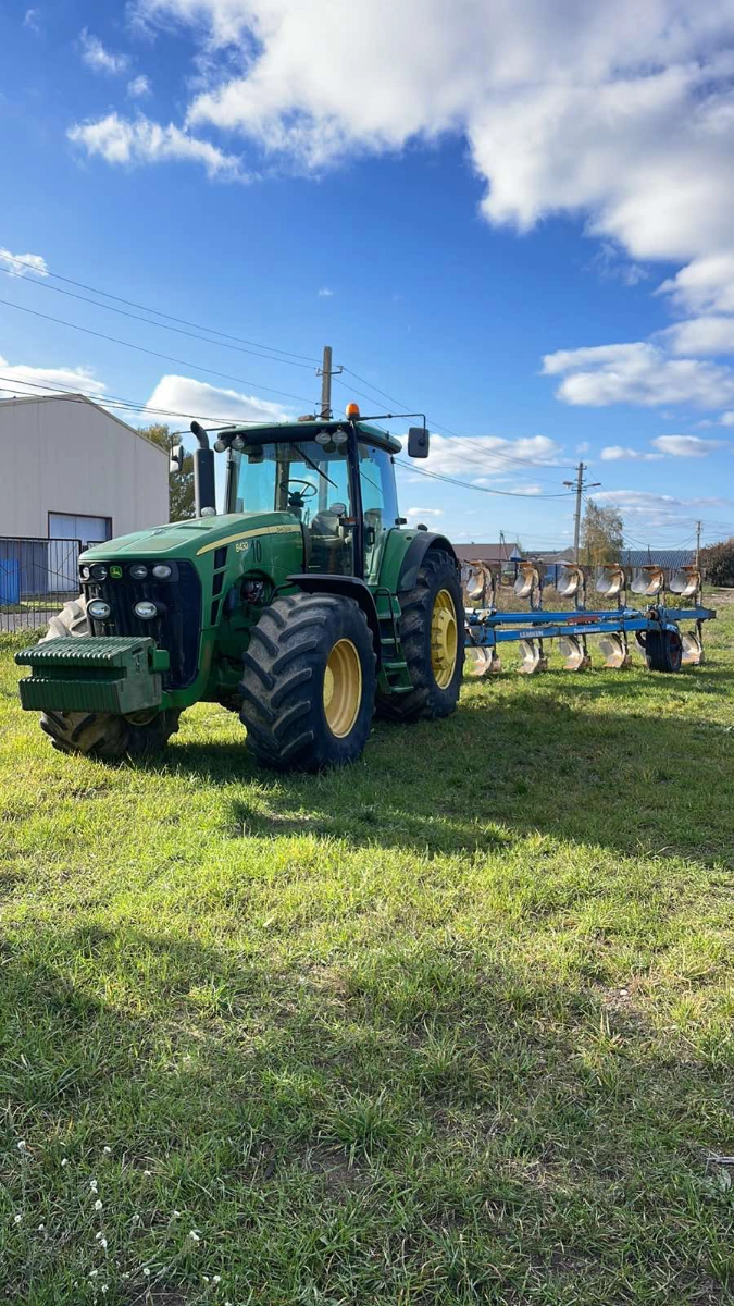 Трактор Джондір та плуг Lemken Euro Diamant 6+1