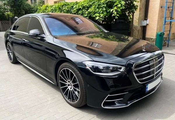 045 Авто на весілля Mercedes Benz S-class W223 S500 AMG