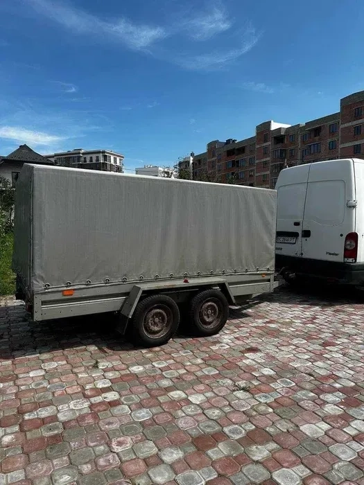 Причіп, прицеп двоосний категорія BE, 500 доба, зелена карта.