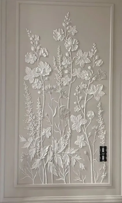 Барельєф, горельєф, гіпсова ліпнина, скелі на стіні