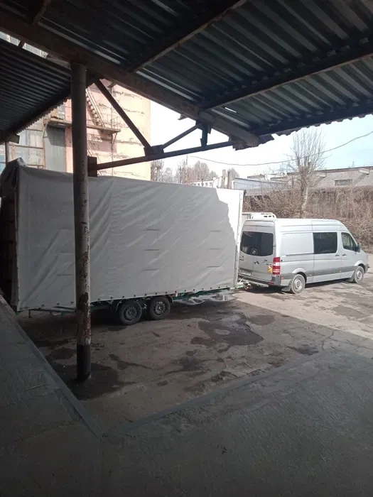 Тентованный прицеп 32 куба