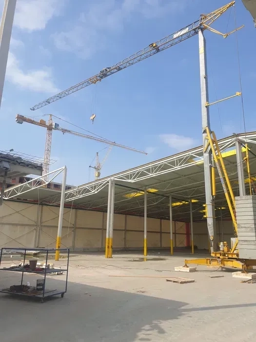 Баштовий кран, швиткомонтажний кран