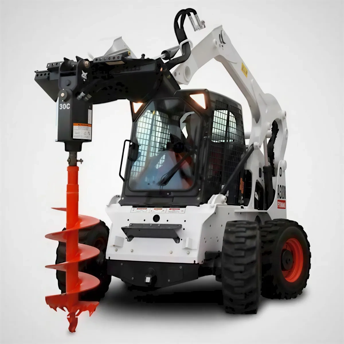 Гідробур (ямобур) на міні-навантажувач