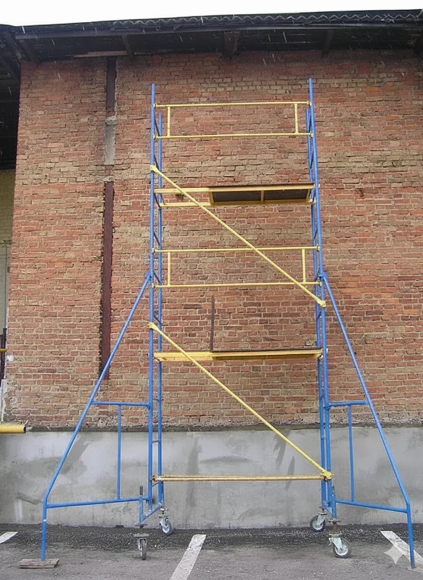 Вишка-тура будівельна на колесах