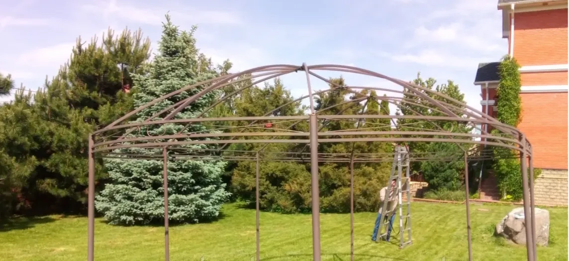 Виготовлення металокаркасу для тентів