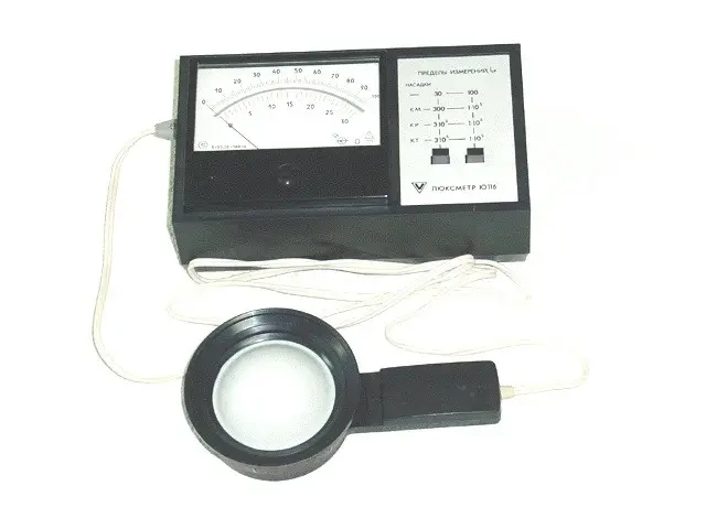 Люксметр Ю-116 . Прилад для вимірювання освітленості.