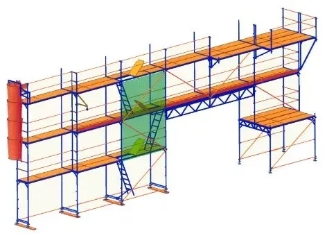 Фасадні ліса, вишки тура, Будівельні ліса