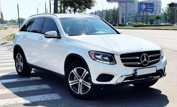 087 Позашляховик на весілля Mercedes GLC 300 білий