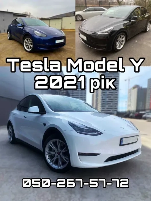Tesla Model Y 2021 рік ( 5-7 місна ). Київ/Київська обл.