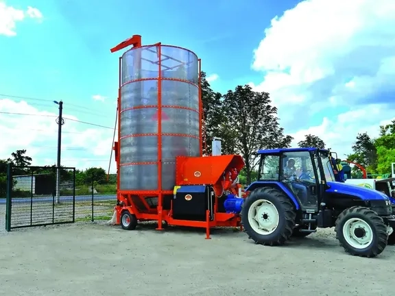 Мобільна зерносушарка: Сушимо зерно прямо у вас у господарстві!