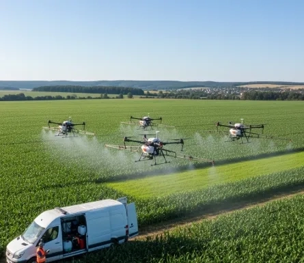 Агродрони, послуги обприскування дронами