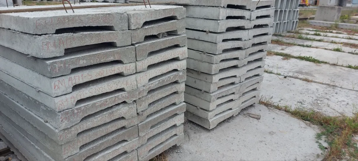 Парапетні плити АП 1-5, АП 1-6 від заводу виробника BM BETON