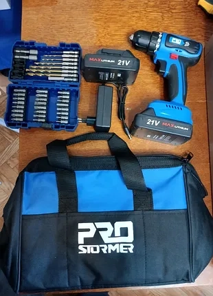 Шурупокрут дриль PROSTORMER акумуляторний