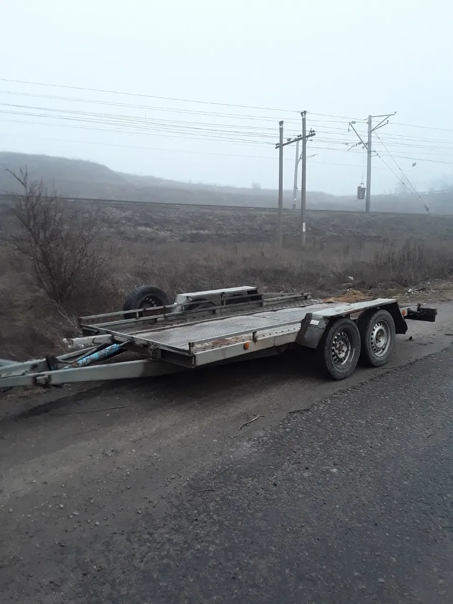 24/7 причіп ЛАФЕТ евакуатор (гідромайданчик)