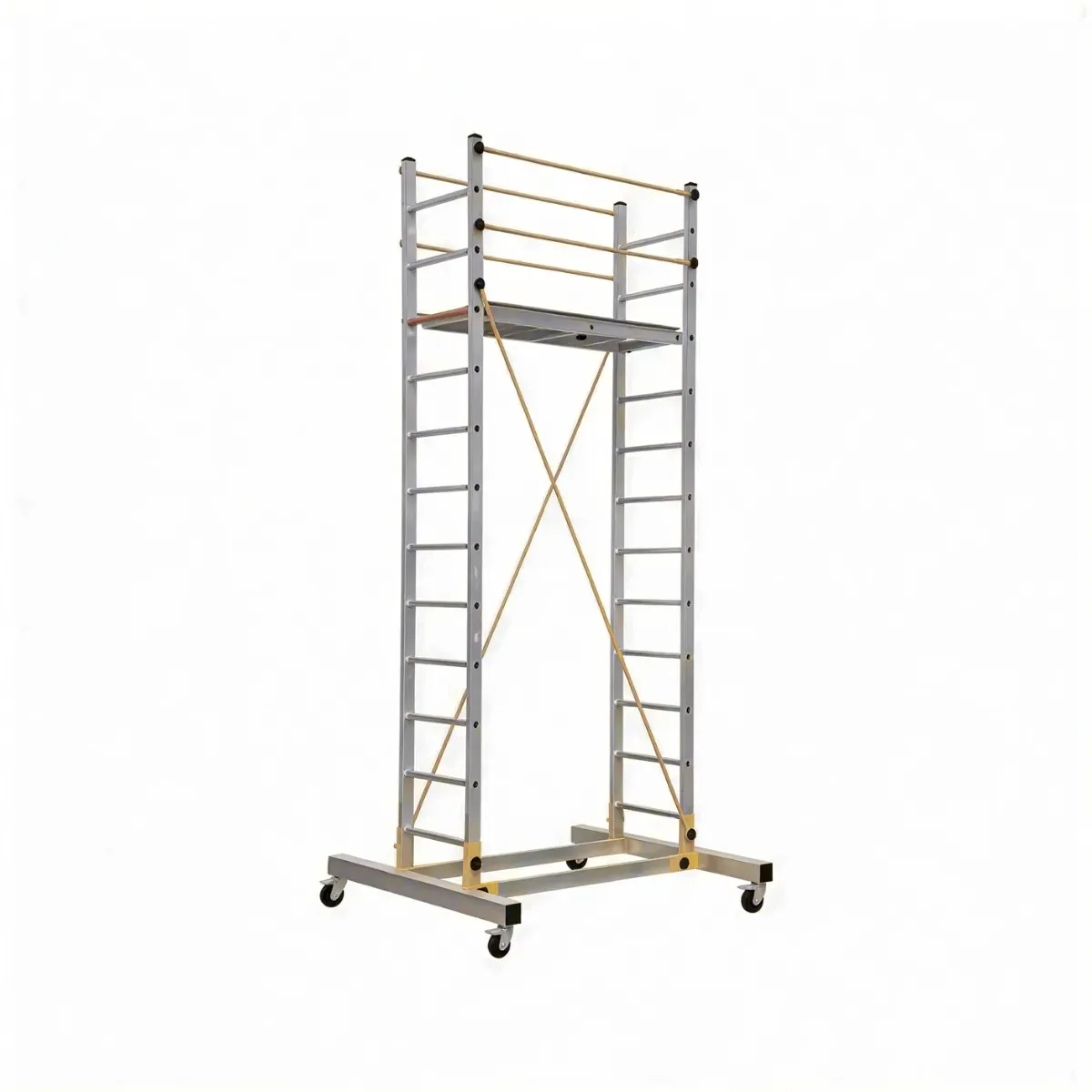 Вишка-тура на колесах широка 6м