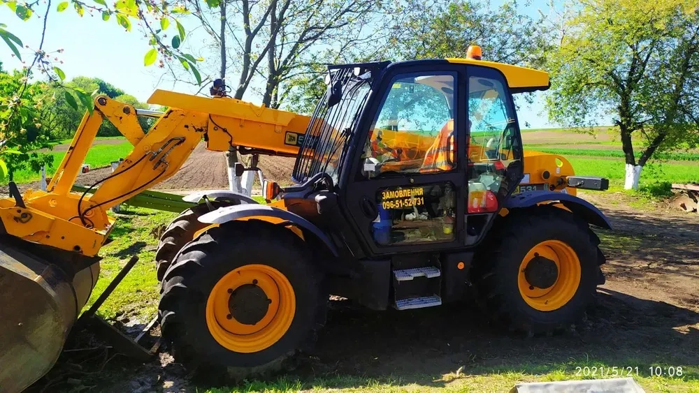 Телескопічного навантажувача погрузчика JCB маніту