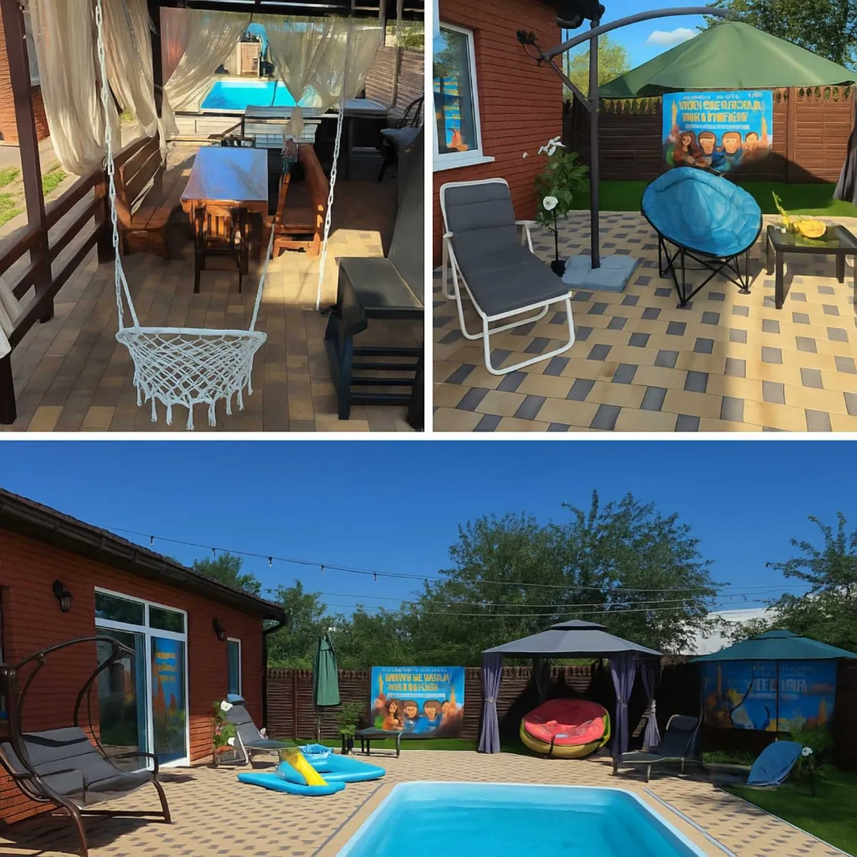 Бассейн, чан ,дом, сауна