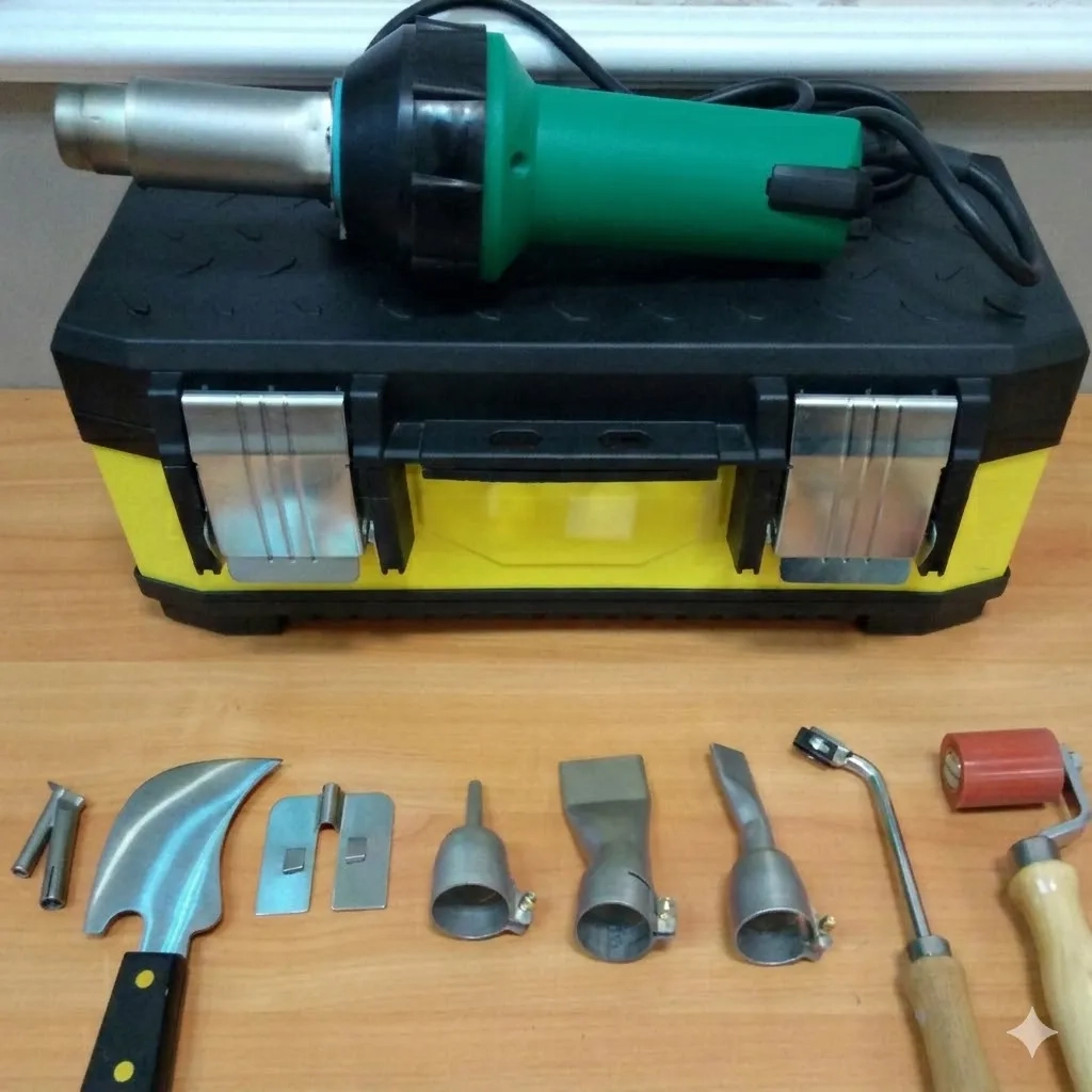 Надійний будівельний фен для укладки лінолеуму