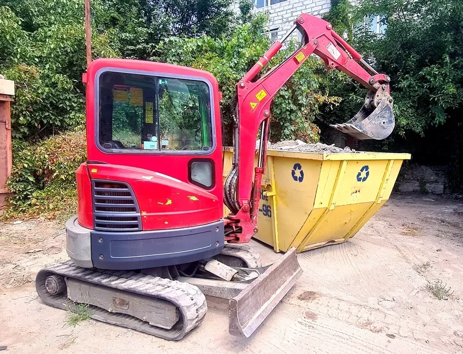 Послуги гідромолота на базі міні єкскаватора. Ширина 80 см .Демонтаж