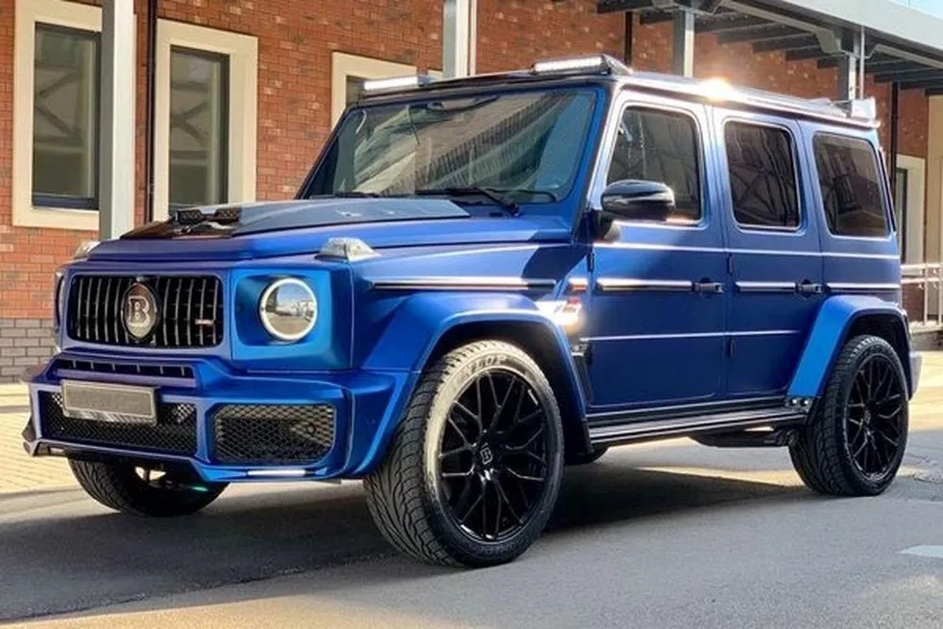 021 Mercedes-Benz G800 Brabus «Кубік» синій — з водієм та без